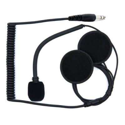 ZeroNoise Valiant Open Face Helmet Headset
